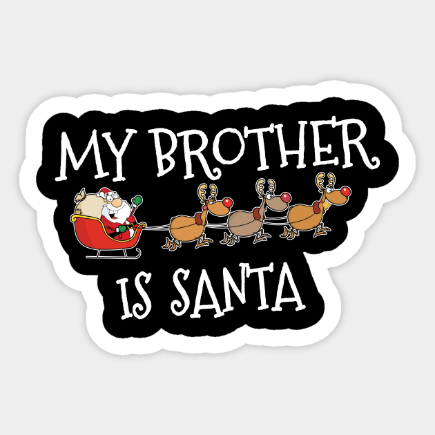 Matching family Christmas outfit Brother Sticker by JamesBosh